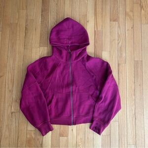 Lululemon Maroon Woman’s Zip-Up Hoodie